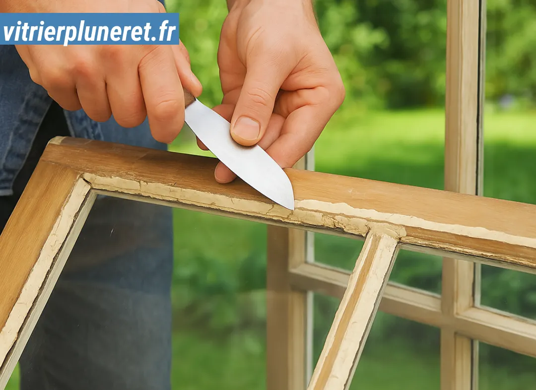 Remplacement de simple vitrage Pluneret